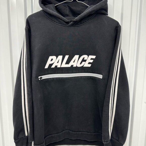 PALACE x Adidas Striped Pocket Hoodie Size Medium - Picture 1 of 4